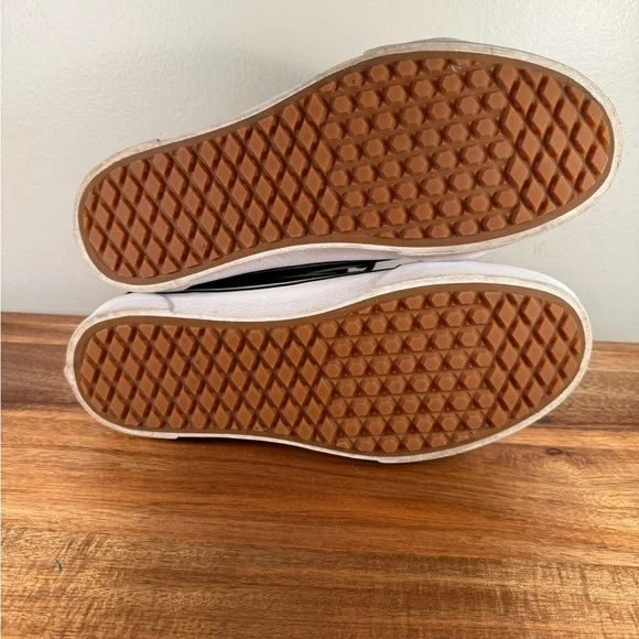 Vans SK8-Hi Platform Black Suede Leopard Fur Sneaker Size 8.5 - Picture 10 of 11